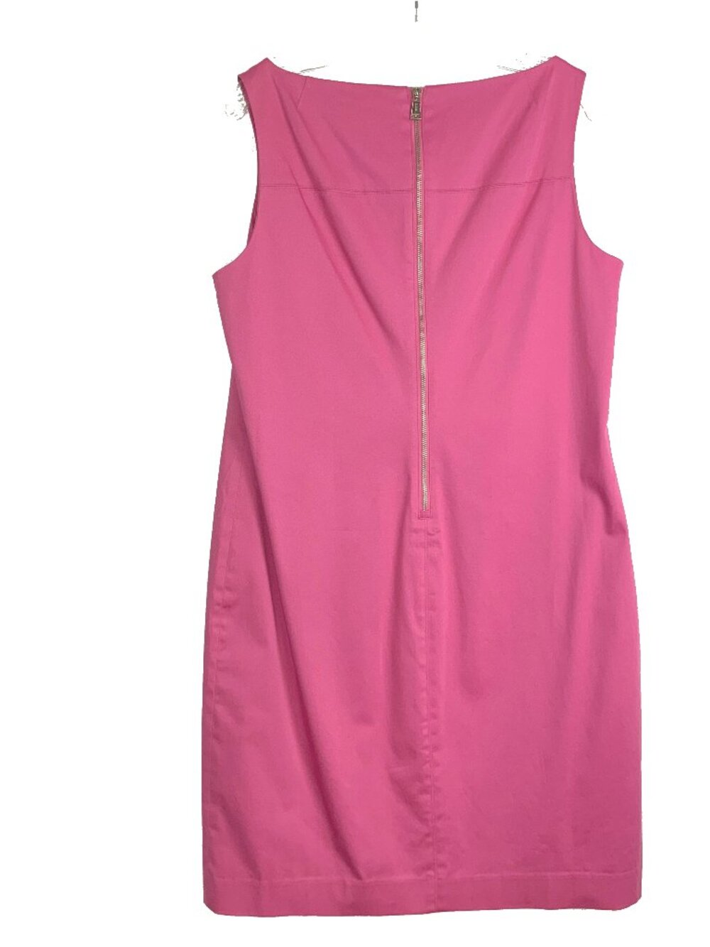 Lauren Ralph Lauren Charlotte Pink Sleeveless Shift Dress Size 14 - Picture 11 of 16